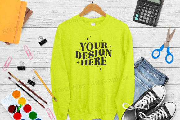 Back to School Gildan 18000 Mockup 0142: A Versatile Design Tool