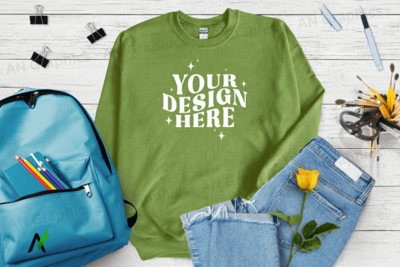 Back to School Gildan 18000 Mockup 0166: Elevating Your Design Game with Professional Quality