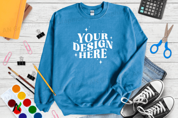 Back to School Gildan 18000 Mockup 0190