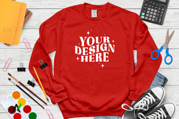 Back to School Gildan 18000 Mockup - 067: A Versatile Tool for Designers and Creators