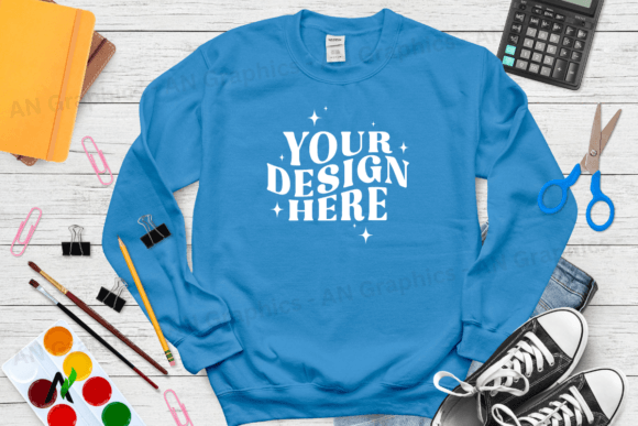 Back to School Gildan 18000 Mockup - 072