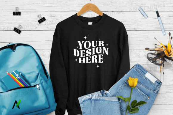 Back to School Gildan 18000 Mockup - 078: A Versatile Tool for Designers and Creators