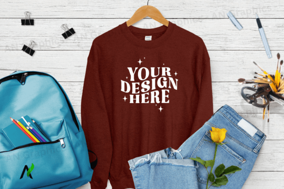 Back to School Gildan 18000 Mockup - 086: A Powerful Tool for Designers