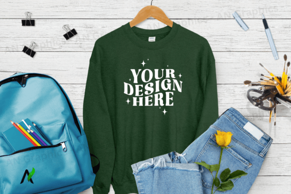 Back to School Gildan 18000 Mockup – A Powerful Tool for Designers and Merchants