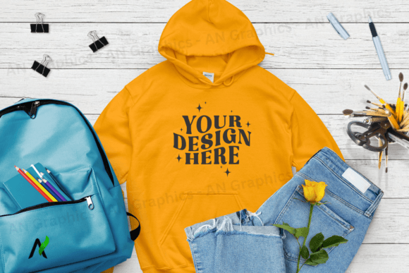 Back to School Gildan 18500 Mockup - 009: A Versatile Tool for Designers