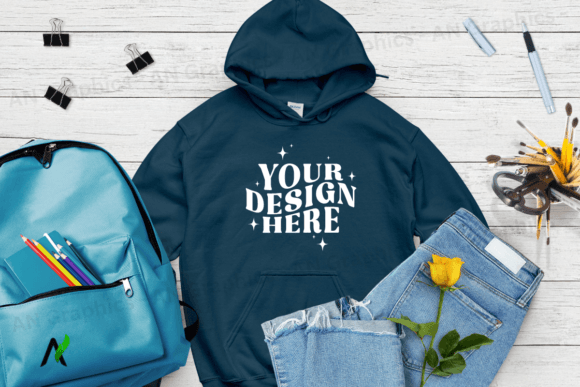 Back to School Gildan 18500 Mockup - 012: A Versatile Tool for Designers