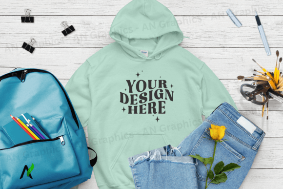 Back to School Gildan 18500 Mockup - 018: A Versatile Tool for Designers and Merchants