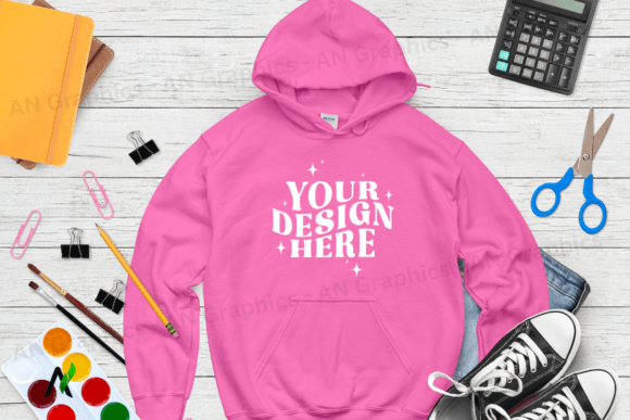 Back to School Gildan 18500 Mockup - 036