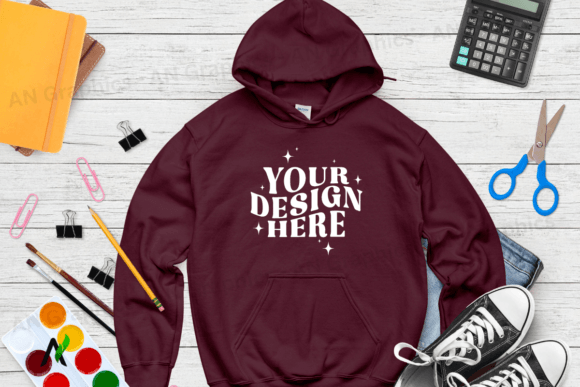 Back to School Gildan 18500 Mockup - 051: A Versatile Tool for Designers