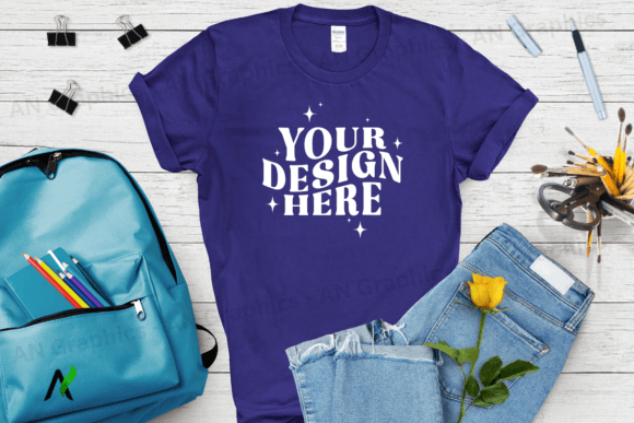 Back to School Gildan 5000 Mockup - 0154