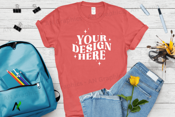 Back to School Gildan 5000 Mockup - 0155: A Versatile Tool for Designers