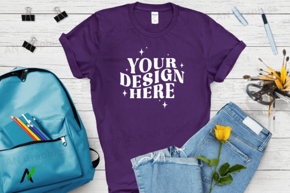 Back to School Gildan 5000 Mockup - 0191