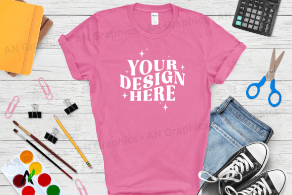 Back to School Gildan 5000 Mockup - 0217: A Versatile Tool for Creative Designers