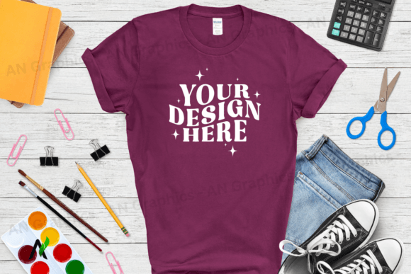 Back to School Gildan 5000 Mockup - 0218: A Strategic Tool for Designers and Creators
