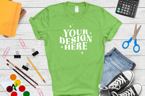 Back to School Gildan 5000 Mockup - 0250: A Versatile Tool for T-Shirt Designers