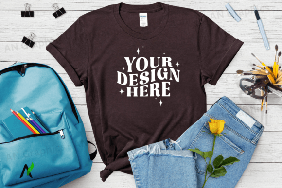 Back to School Gildan 5000 Mockup - 054