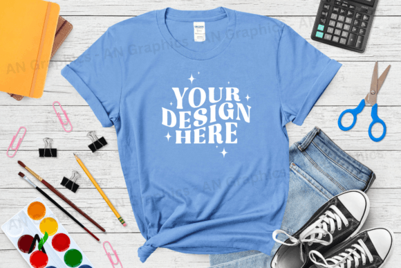 Back to School Gildan 5000 Mockup - 083