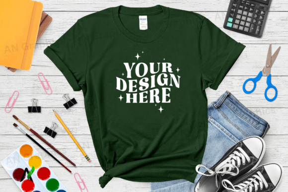 Back to School Gildan 5000 Mockup - 092: A Versatile Tool for Designers