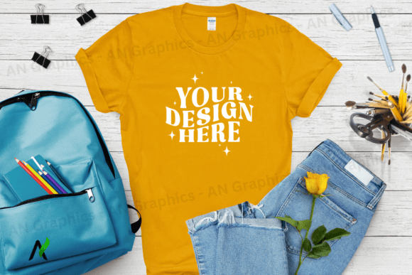 Back to School Gildan 64000 Mockup 0139