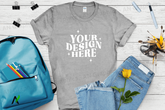 Back to School Gildan 64000 Mockup 0180