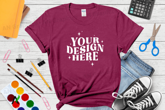 Back to School Gildan 64000 Mockup - 082: A Versatile Tool for Designers