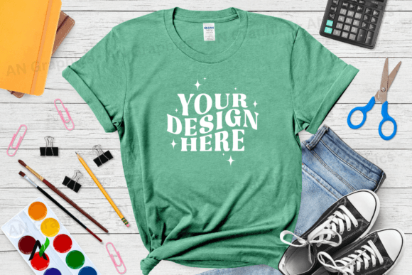 Back to School Gildan 64000 Mockup - 098