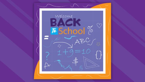 Back to School Social Template Design